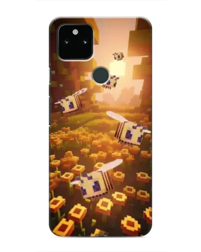 Чехол для Google Pixel 5 с картинкой «Поле подсолнухов»