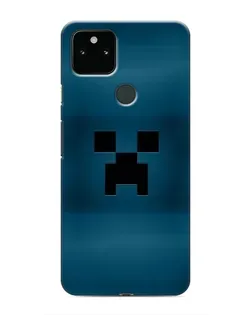 Чехол для Google Pixel 5 с картинкой «Крипер текстура»