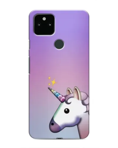 Чехол для Google Pixel 5 с картинкой «Единорог градиент»