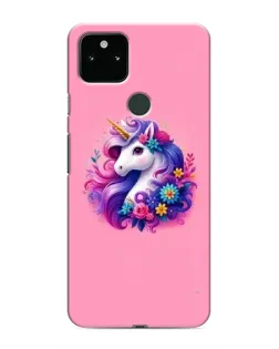 Чехол для Google Pixel 5 с картинкой «Сказочный единорог»