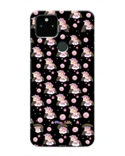 Чехол для Google Pixel 5 с картинкой «Magic Unicorn паттерн»
