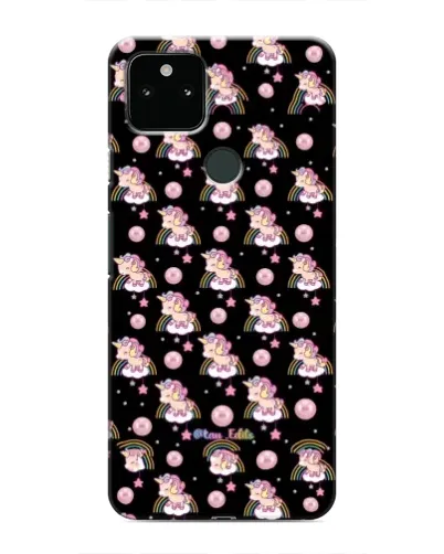 Чехол для Google Pixel 5 с картинкой «Magic Unicorn паттерн»