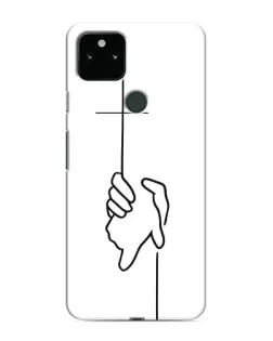Чехол для Google Pixel 5 с картинкой «Рука держит»