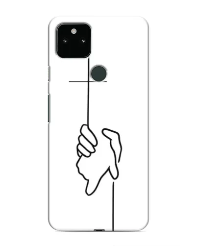 Чехол для Google Pixel 5 с картинкой «Рука держит»