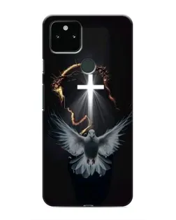 Чехол для Google Pixel 5 с картинкой «Голубь и Свет»