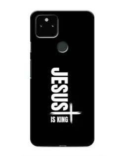 Чехол для Google Pixel 5 с картинкой «Вертикаль веры Jesus»