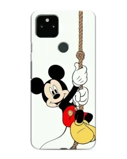 Чехол для Google Pixel 5 с картинкой «Mickey на канате»