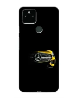 Чехол для Google Pixel 5 с картинкой «Mercedes — ретро стиль»