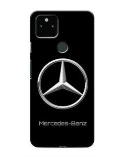 Чехол для Google Pixel 5 с картинкой «Mercedes Silver Logo»