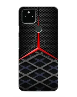 Чехол для Google Pixel 5 с картинкой «Mercedes Carbon Grid»