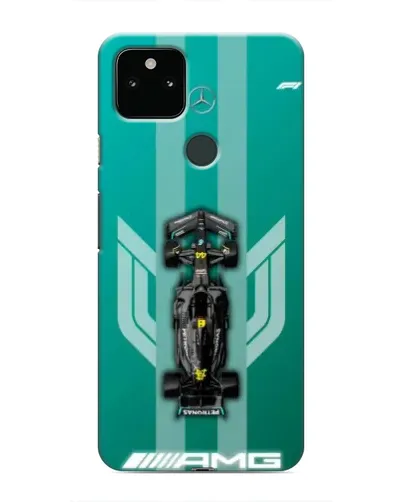 Чехол для Google Pixel 5 с картинкой «Mercedes AMG Petronas»