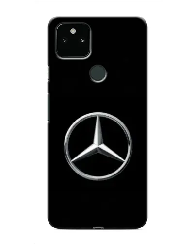 Чехол для Google Pixel 5 с картинкой «Mercedes классический лого»