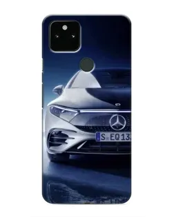 Чехол для Google Pixel 5 с картинкой «Mercedes EQ — будущее»
