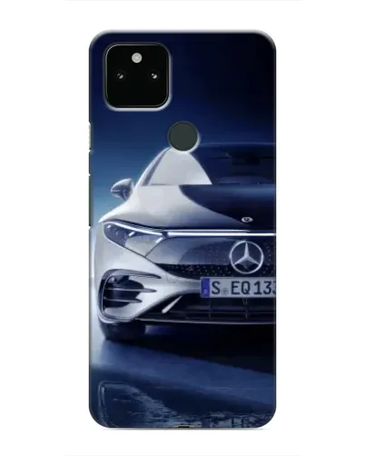 Чехол для Google Pixel 5 с картинкой «Mercedes EQ — будущее»