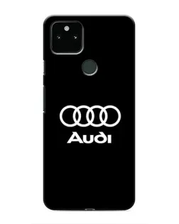 Чехол для Google Pixel 5 с картинкой «Классическое лого Audi»