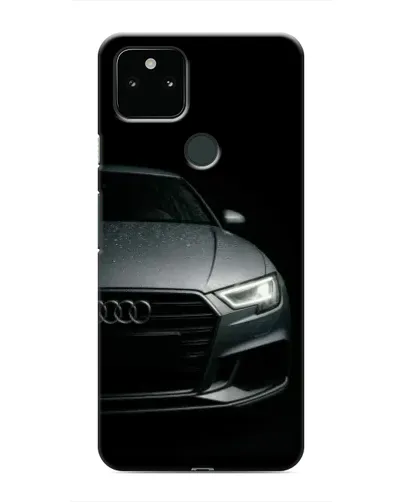 Чехол для Google Pixel 5 с картинкой «Audi — детализация кузова»