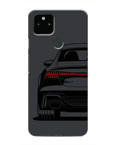Чехол для Google Pixel 5 с картинкой «Задняя часть Audi — арт»