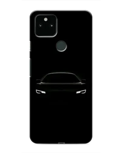 Чехол для Google Pixel 5 с картинкой «Взгляд Audi в темноте»