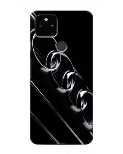 Чехол для Google Pixel 5 с картинкой «Audi — абстрактные кольца»