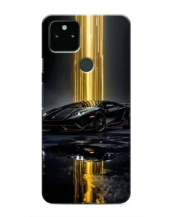 Чехол для Google Pixel 5 с картинкой «Ночной Lamborghini драйв»