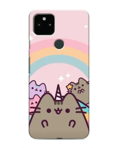 Чехол для Google Pixel 5 с картинкой «Единорог Pusheen»