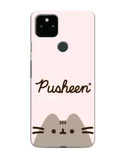 Чехол для Google Pixel 5 с картинкой «Pusheen логотип»