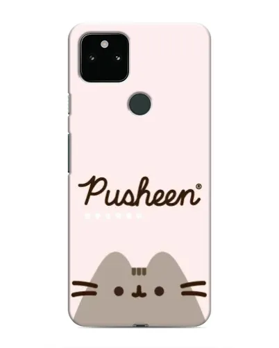 Чехол для Google Pixel 5 с картинкой «Pusheen логотип»