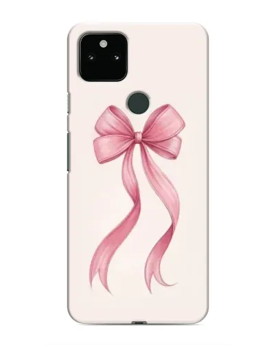 Чехол для Google Pixel 5 с картинкой «Розовый бант»