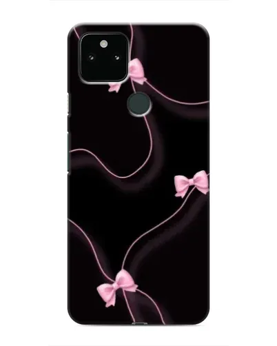 Чехол для Google Pixel 5 с картинкой «Розовые ленты»
