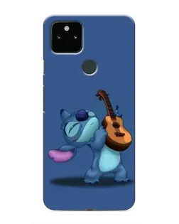 Чехол для Google Pixel 5 с картинкой «Стич с укулеле»