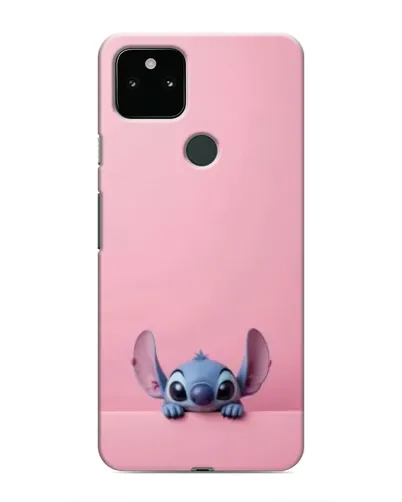Чехол для Google Pixel 5 с картинкой «Stitch выглядывает»