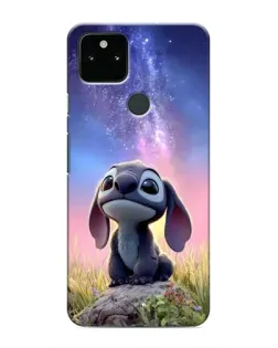 Чехол для Google Pixel 5 с картинкой «Стич на рассвете»