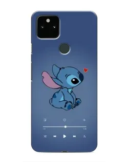 Чехол для Google Pixel 5 с картинкой «Музыкальный Stitch»