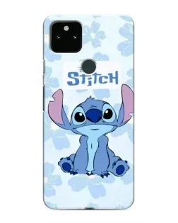 Чехол для Google Pixel 5 с картинкой «Stitch среди цветов»