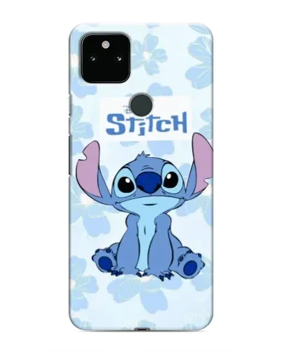 Чехол для Google Pixel 5 с картинкой «Stitch среди цветов»