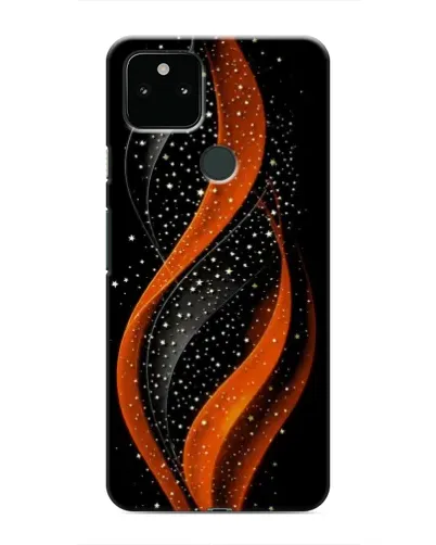 Чехол для Google Pixel 5 с картинкой «Огненная звездная волна»