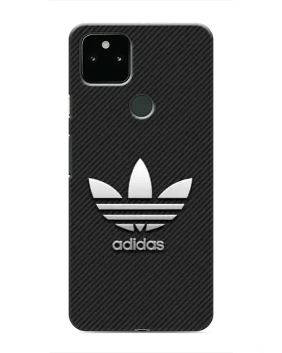 Чехол для Google Pixel 5a 5G с картинкой «Adidas Карбоновая текстура»