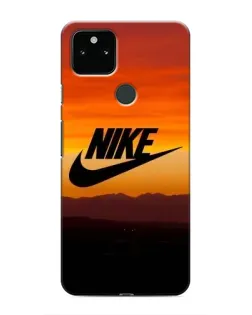 Чехол для Google Pixel 5a 5G с картинкой «Nike — вечерний горизонт»