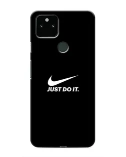 Чехол для Google Pixel 5a 5G с картинкой «Минимализм от Nike»