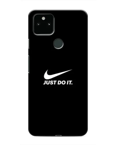 Чехол для Google Pixel 5a 5G с картинкой «Минимализм от Nike»
