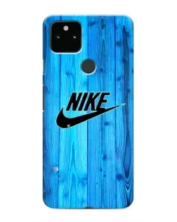 Чехол для Google Pixel 5a 5G с картинкой «Голубое дерево Nike»