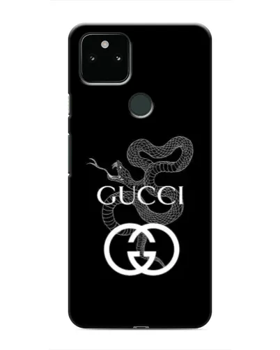 Чехол для Google Pixel 5a 5G с картинкой «Gucci — серебряная змея»
