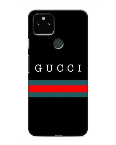 Чехол для Google Pixel 5a 5G с картинкой «Gucci — красный пояс»