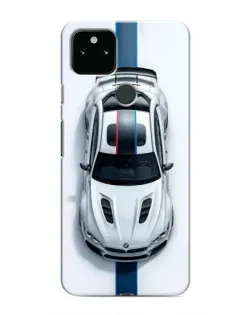 Чехол для Google Pixel 5a 5G с картинкой «Вид сверху — BMW M»