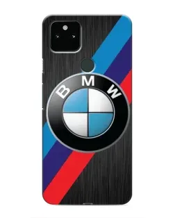 Чехол для Google Pixel 5a 5G с картинкой «BMW M-stripes стиль»