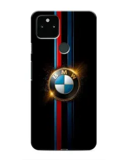 Чехол для Google Pixel 5a 5G с картинкой «BMW M-Power неон»