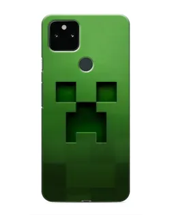 Чехол для Google Pixel 5a 5G с картинкой «Крипер микро-дизайн»