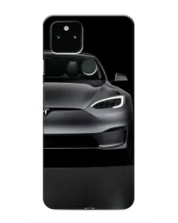 Чехол для Google Pixel 5a 5G с картинкой «Tesla Model S Look»