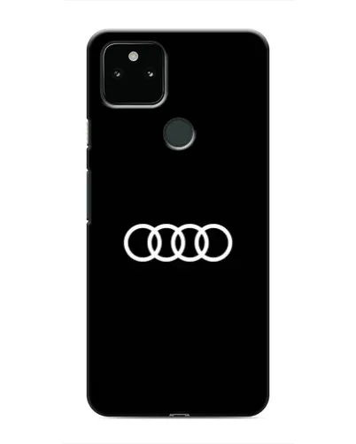 Чехол для Google Pixel 5a 5G с картинкой «Audi White Logo»