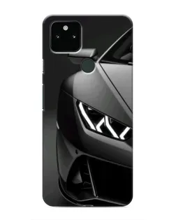 Чехол для Google Pixel 5a 5G с картинкой «Lamborghini фары детализация»